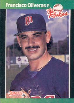 #9 Francisco Oliveras - Minnesota Twins - 1989 Donruss The Rookies Baseball
