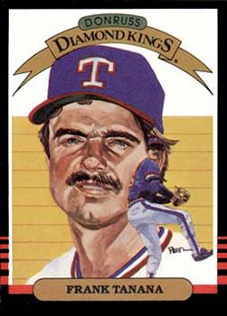 #9 Frank Tanana - Texas Rangers - 1985 Donruss Baseball