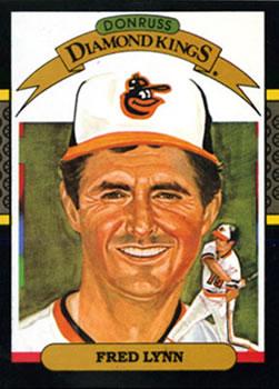 #9 Fred Lynn - Baltimore Orioles - 1987 Donruss Baseball