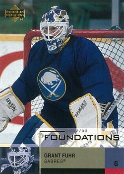 #9 Grant Fuhr - Buffalo Sabres - 2002-03 Upper Deck Foundations Hockey