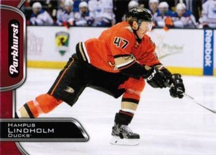 #9 Hampus Lindholm - Anaheim Ducks - 2016-17 Parkhurst - Red Hockey