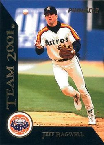 #9 Jeff Bagwell - Houston Astros - 1993 Pinnacle - Team 2001 Baseball