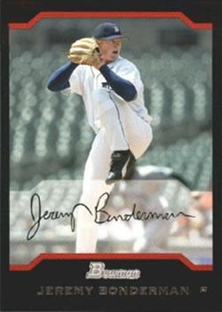 #9 Jeremy Bonderman - Detroit Tigers - 2004 Bowman Baseball