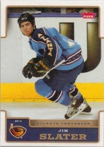 #9 Jim Slater - Atlanta Thrashers - 2006-07 Fleer Hockey