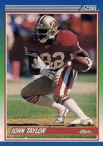 #9 John Taylor - San Francisco 49ers - 1990 Score Football