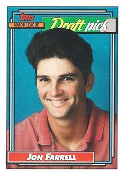 #9 Jon Farrell - Pittsburgh Pirates - 1992 Topps Baseball