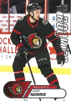 #9 Josh Norris - Ottawa Senators - 2020-21 Upper Deck NHL Star Rookies Box Set Hockey