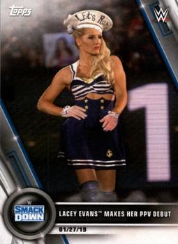 #9 Lacey Evans Makes Her PPV Debut - 2020 Topps WWE Women's Division Wrestling