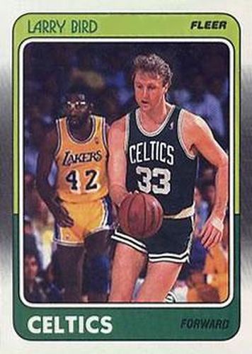 #9 Larry Bird - Boston Celtics - 1988-89 Fleer Basketball