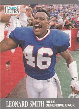 #9 Leonard Smith - Buffalo Bills - 1991 Ultra Football