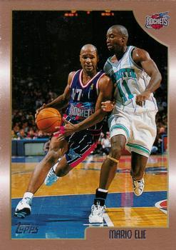 #9 Mario Elie - Houston Rockets - 1998-99 Topps Basketball