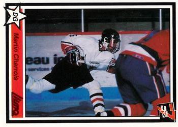 #9 Martin Charrois - Drummondville Voltigeurs - 1990-91 7th Inning Sketch QMJHL Hockey