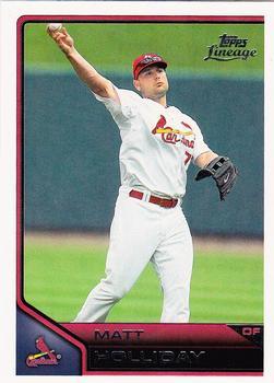 #9 Matt Holliday - St. Louis Cardinals - 2011 Topps Lineage Baseball