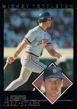 #9 Mickey Tettleton - Detroit Tigers - 1992 Fleer Baseball - All-Stars