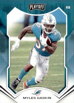 #9 Myles Gaskin - Miami Dolphins - 2021 Panini Playoff Football