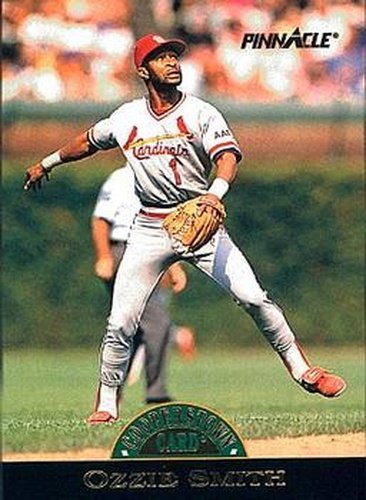 #9 Ozzie Smith - St. Louis Cardinals - 1993 Pinnacle Cooperstown Baseball