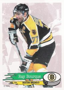 #9 Ray Bourque - Boston Bruins - 1995-96 Panini Hockey Stickers