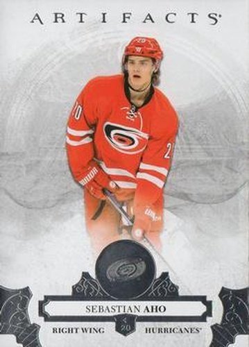 #9 Sebastian Aho - Carolina Hurricanes - 2017-18 Upper Deck Artifacts Hockey