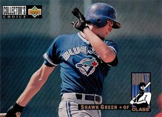 #9 Shawn Green - Toronto Blue Jays - 1994 Collector's Choice Baseball