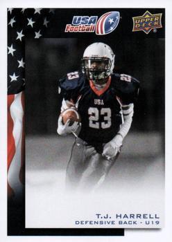 #9 T.J. Harrell - USA - 2014 Upper Deck USA Football