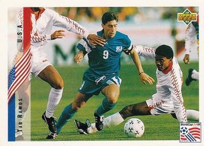 #9 Tab Ramos - USA - 1994 Upper Deck World Cup Contenders English/Spanish Soccer