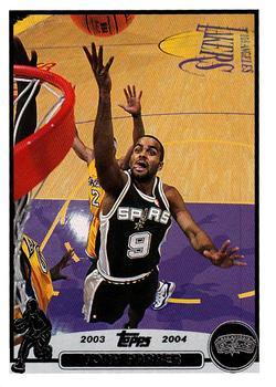 #9 Tony Parker - San Antonio Spurs - 2003-04 Topps Basketball
