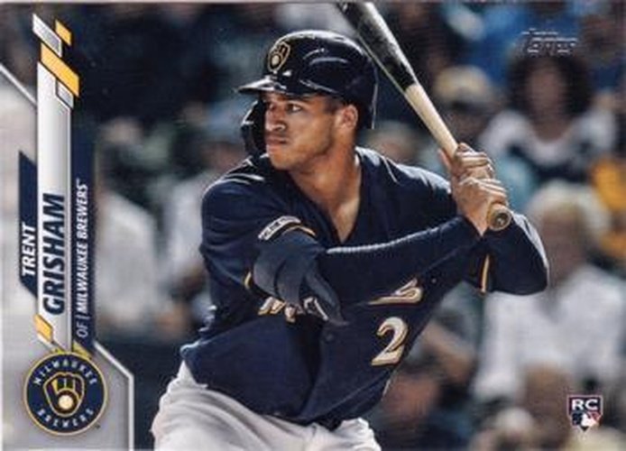 #9 Trent Grisham - Milwaukee Brewers - 2020 Topps Baseball