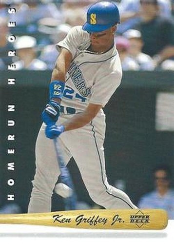 #HR9 Ken Griffey Jr. - Seattle Mariners - 1993 Upper Deck Baseball - Home Run Heroes