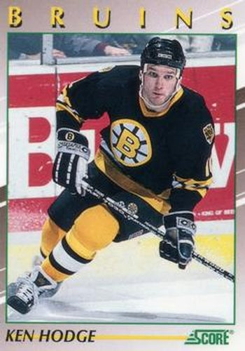 #9 Ken Hodge - Boston Bruins - 1991-92 Score Young Superstars Hockey