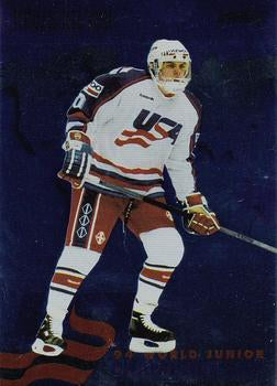 #9 Kevin Hilton - USA - 1993-94 Donruss Hockey - 1994 World Junior Championship USA