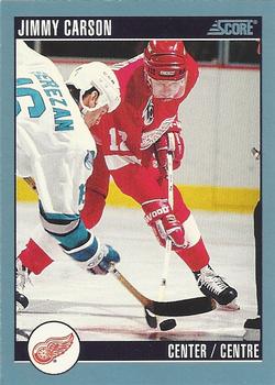 #9 Jimmy Carson - Detroit Red Wings - 1992-93 Score Canadian Hockey