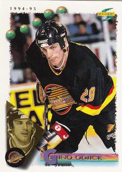 #9 Gino Odjick - Vancouver Canucks - 1994-95 Score Hockey