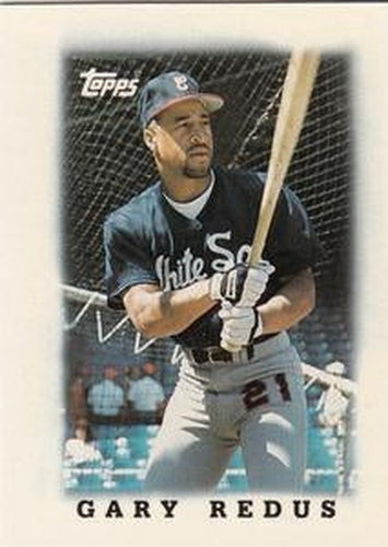 #9 Gary Redus - Chicago White Sox - 1988 Topps Major League Leaders Minis Baseball