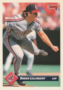 #9 Derek Lilliquist - Cleveland Indians - 1993 Donruss Baseball