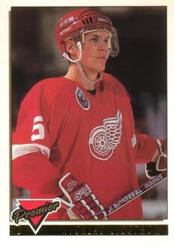 #9 Nicklas Lidstrom - Detroit Red Wings - 1993-94 O-Pee-Chee Premier Hockey - Gold