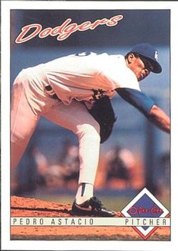 #9 Pedro Astacio - Los Angeles Dodgers - 1993 O-Pee-Chee Baseball