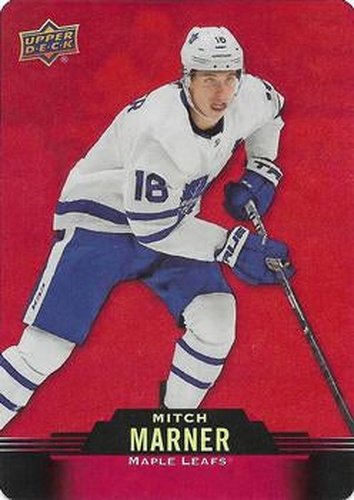 #DC-9 Mitch Marner - Toronto Maple Leafs - 2020-21 Upper Deck Tim Hortons Hockey - Red Die Cut