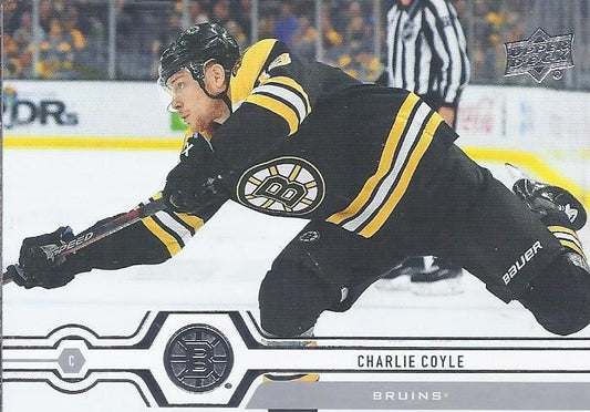 #9 Charlie Coyle - Boston Bruins - 2019-20 Upper Deck Hockey