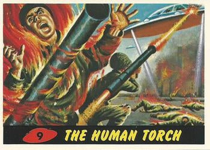 #9 The Human Torch - 1994 Topps Mars Attacks