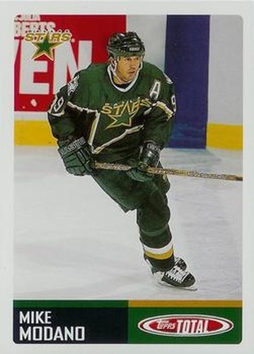 #TTC9 Mike Modano - Dallas Stars - 2002-03 Topps Total Hockey - Team Checklists