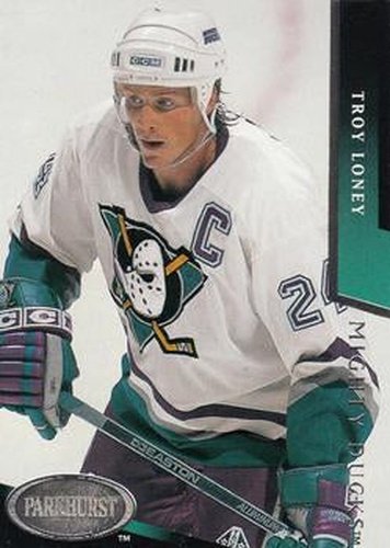 #9 Troy Loney - Anaheim Mighty Ducks - 1993-94 Parkhurst Hockey