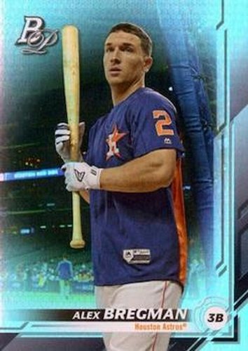 #9b Alex Bregman - Houston Astros - 2019 Bowman Platinum Baseball