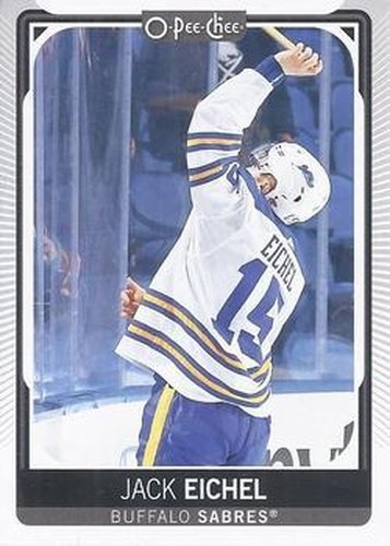 #9b Jack Eichel - Pre/Post Game - Buffalo Sabres - 2021-22 O-Pee-Chee Hockey