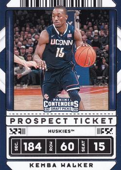 #9b Kemba Walker - Connecticut Huskies - 2020 Panini Contenders Draft Picks Basketball