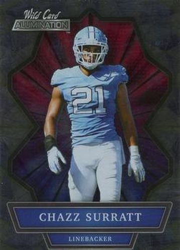 #ABC-57 Chazz Surratt - North Carolina Tar Heels - 2021 Wild Card Alumination Football