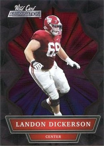 #ABC-61 Landon Dickerson - Alabama Crimson Tide - 2021 Wild Card Alumination Football