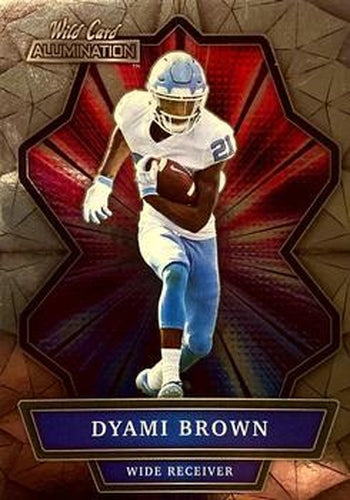 #ABC-8 Dyami Brown - North Carolina Tar Heels - 2021 Wild Card Alumination Football
