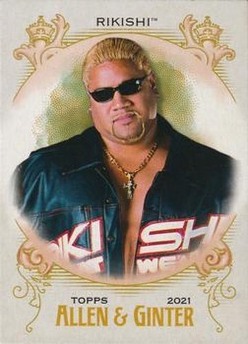 #AG-17 Rikishi - 2021 Topps Heritage WWE - Allen & Ginter Wrestling