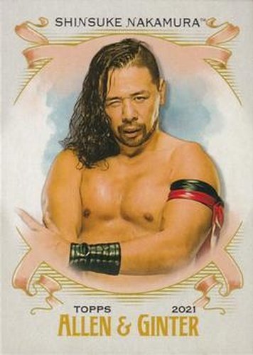 #AG-21 Shinsuke Nakamura - 2021 Topps Heritage WWE - Allen & Ginter Wrestling