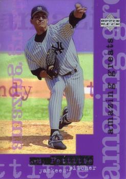 #AG16 Andy Pettitte - New York Yankees - 1998 Upper Deck - Amazing Greats Baseball